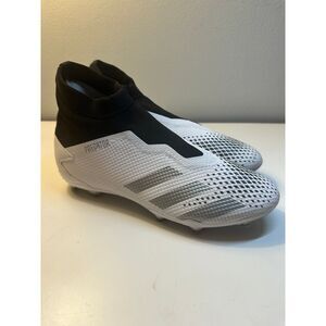 adidas Predator 20.3 LL FG Mens Laceless Soccer Cleats Black Size 6 EF1645‎